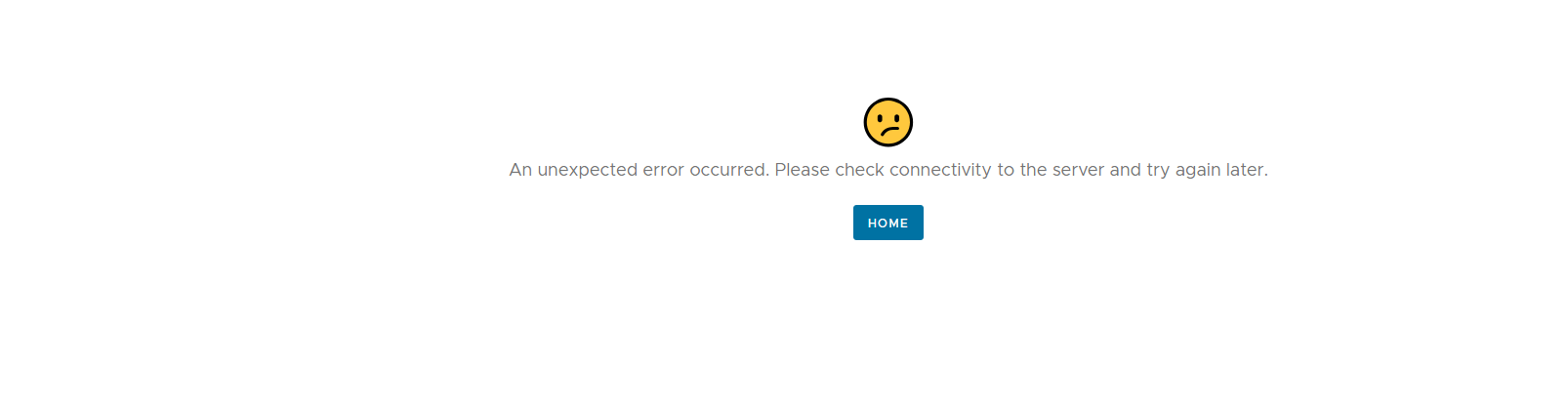 An Unexpected Error Occurred When trying to access the settings in Aria ...